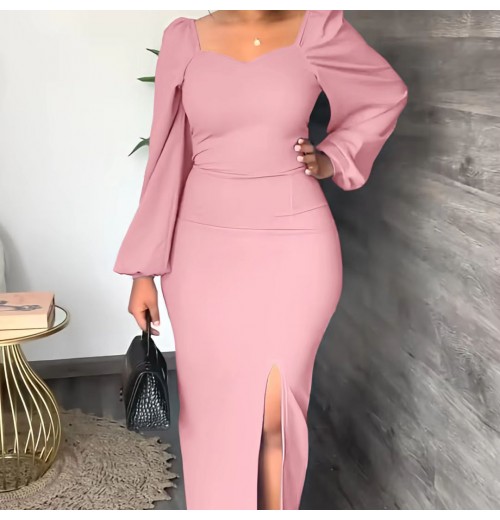 Career Official Dresses for Ladies Women Office Wear Business Dress Women Formal Work Dress Wrap Midi Professional Plus Size