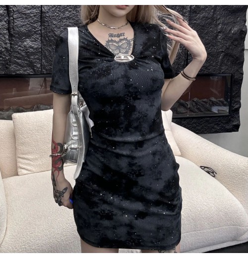 Best Sale Women's Clothing Dress Knitted Fabric Bodycon Dress Wearable In Four Seasons